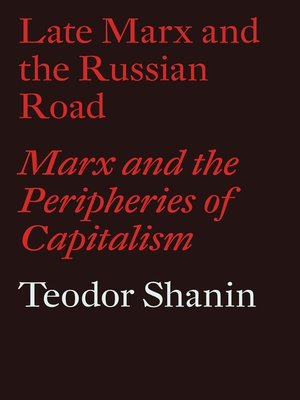 cover image of Late Marx and the Russian Road